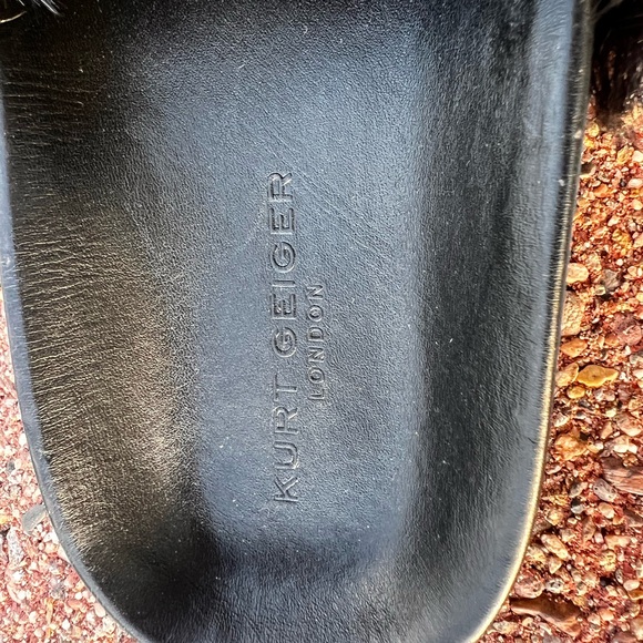 NWOB $99 Kurt Geiger London Suede Hatton Slippers / Mule - Picture 6 of 9